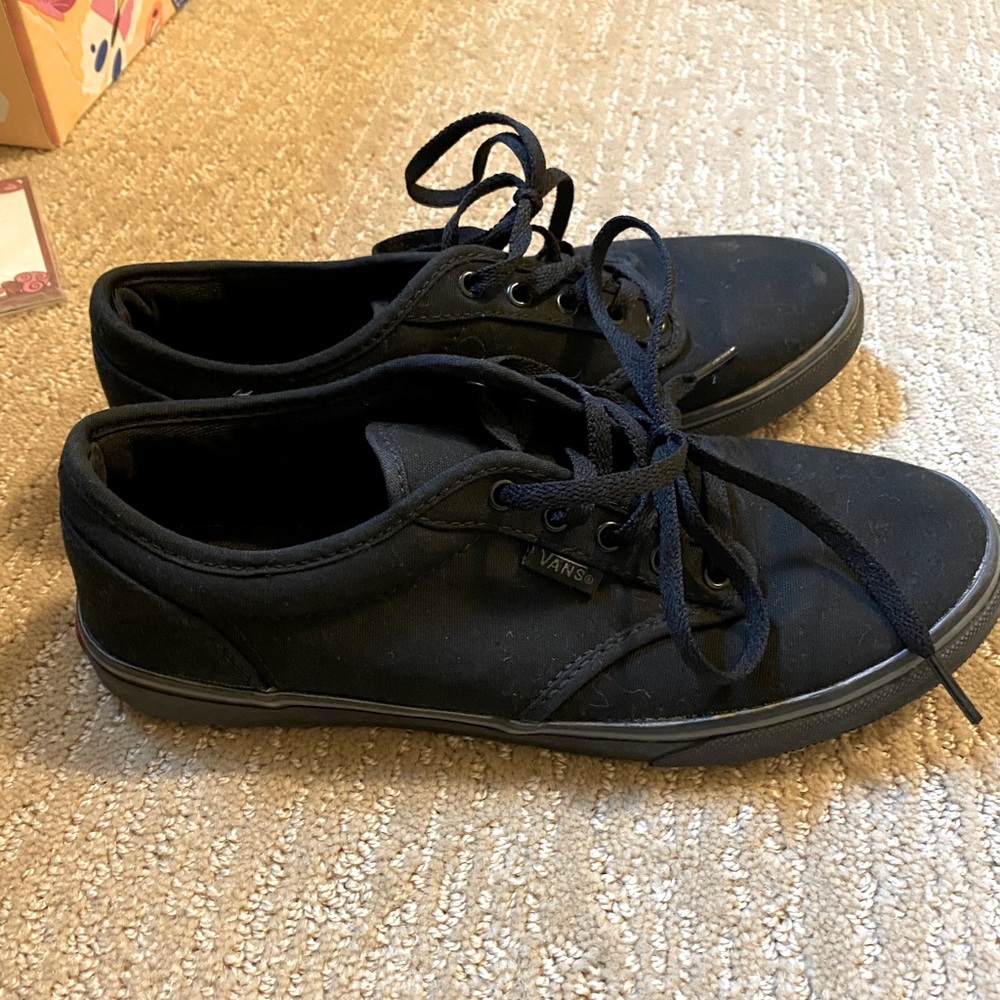 Black Vans size 6.5 women’s